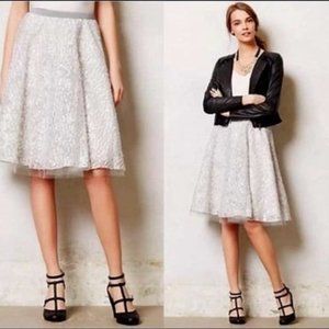 YOANA BARASCHI Mariazell A-Line Tulle Skirt for ANTHROPOLOGIE - NWOT